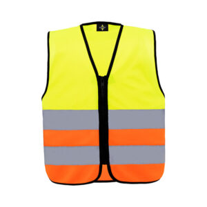 Fluojas kinderen geel oranje